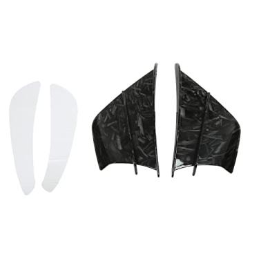 Imagem de Spoiler Lateral de Motocicleta Asas Aerodinâmicas para Ninja400 Ninja250 Z900 Z1000 R1 R3 R25 Cbr650 (Grão de mármore)