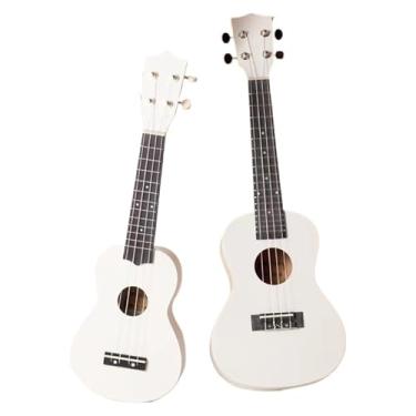 Imagem de Ukulele Bonito Violão Pequeno De 23 Polegadas Para Iniciantes Masculinos E Femininos Kit de ukulele(White,23)
