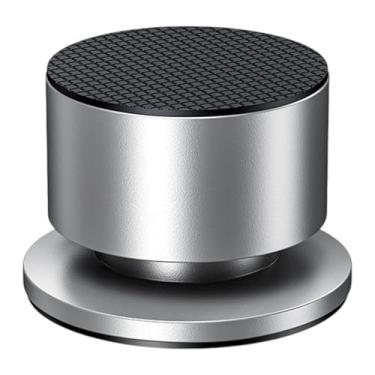 Imagem de Ysyqkn Protetor de Chão para Alto-falantes, Base para Subwoofer, Antiderrapante, Prático, Portátil, à Prova de Choque, para Amplificadores de Home Theater E, Prata