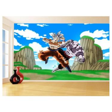Imagem de Papel De Parede Dragon Ball Goku Vegeta Anime 3,5M Dbz502 - Você Decor