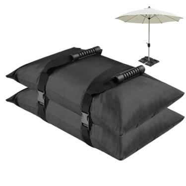 Imagem de Pesos de saco de areia | Pesos de barraca de dossel portátil, base de guarda-chuva, sacos de areia, perna de barraca fixa, bolsa de areia resistente, acessórios de acampamento ao ar livre para praia