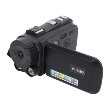Imagem de Bewinner Câmera de Vídeo 1080P 24MP, Gravador de Câmera Digital Com Tela de Rotação de 270 Graus, Zoom Digital 18X e Tela de 3,0 Polegadas, Câmeras DV Vlogging de Visão Noturna (Preto)