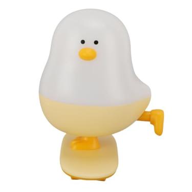 Imagem de Hyuduo Cute Chicken Night Light LED Skate Lâmpada Stepless Dimmable USB Recarregável Com 1200mAh Bateria para Quarto Crianças Decoração