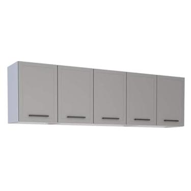 Imagem de Armário Aéreo Aço Juno 1536Mm Cinza Montado (160) Cozimax