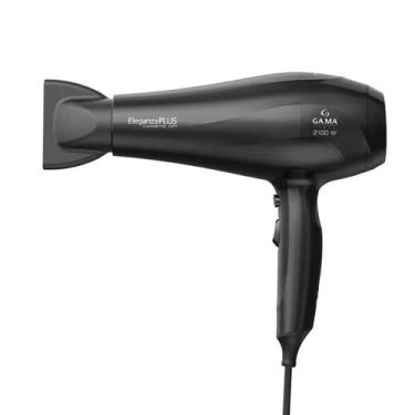 Imagem de Secador de Cabelo Gama Italy Eleganza Plus Preto Ceramic Íon 2100W 127