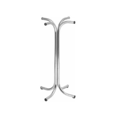 Imagem de Base de Mesa Alta Bistrô para Feira, Evento e Cozinha Pé X Cromada - P