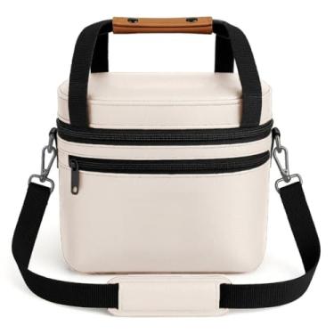 Imagem de Bolsa Térmica Fitness Porta Marmita Lancheira Dieta Marmiteira Trabalho Escola Preto com Alça Piquenique(Rose Gold)