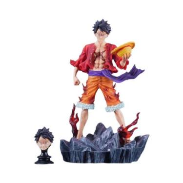 Imagem de Figura De Ação Anime ONE PIECE Monkey D Luffy 24cm Estátua De PVC Mode