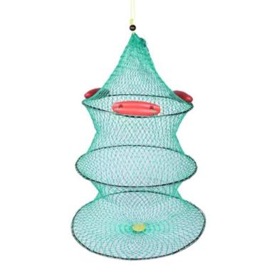 Imagem de Samburá Flutuante Viveiro Pesca Reforçado Aro De Aço E Náilon WS-Y3504