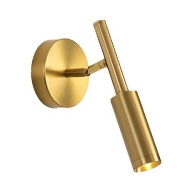 Imagem de Arandela De Parede LED Rotativa Dourada Luxuosa Moderna Para Quarto De