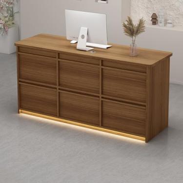 Imagem de Mesa de recepção pequena, mesa de recepção, balcão, balcão de varejo, mesa de recepção com balcão, recepção, balcão de recepção, balcão de loja, mesa de recepção, mesa de recepção em pé