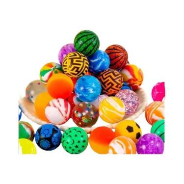 Imagem de Bolas De Borracha Elásticas Para Crianças 25/32mm 10PCS Brinquedos De 