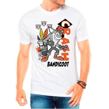 Imagem de Camiseta Crash Bandicoot Playstation Lançamento 07, Modelo 01, G