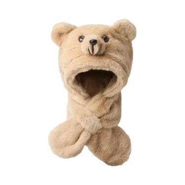 Imagem de Chapéu de Bebê Menina - Estilo Coreano, Imitação de Pele de Coelho, Qu