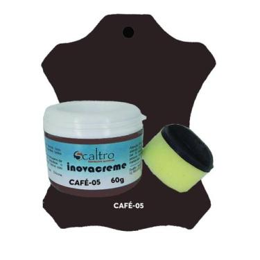 Imagem de Renovador De Couro Liso Inovacreme Com Esponja 60g., Café, 05