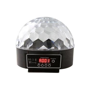 Imagem de Bola Maluca Dmx Globo Rgb Jogo Luz Colorida Salões De Festas
