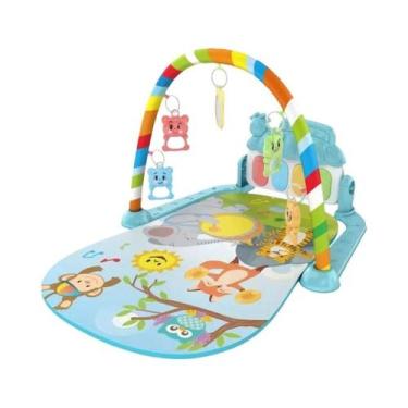 Imagem de Brinquedo De Fitness Para Bebês Recém-Nascidos, Piano Musical Com Peda