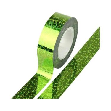 Imagem de Fita Adesiva Washi Colorida E Brilhante Com Efeito Laser Para DIY, Scr