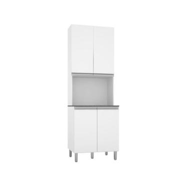 Imagem de Paneleiro Evidence 4 Portas 80 cm Poliman, Branco