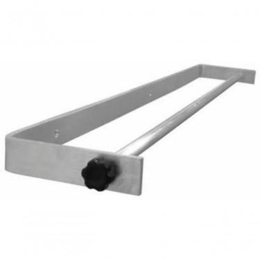 Imagem de Suporte para Lençol Descartável Higipack Maca Hospitalar 70 para Parede em Alumínio Prata para Rolo de 70CM