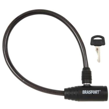 Imagem de Cadeado Para Bicicleta Com Chave 8mm X 40cm - 7015 - Brasfort