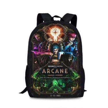 Imagem de Mochila escolar Arcanes Jinxs para crianças em tecido Oxford - yiweisa
