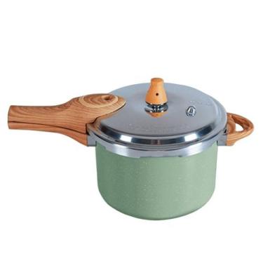 Imagem de Panela de Pressão Com Indução Brinox Pressure 4,2 L Verde