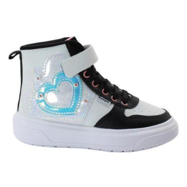 Imagem de Tênis Cano Alto Pampili Luz Infantil Led Xp 24 Conforto, 30, Branco