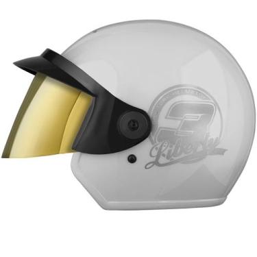 Imagem de Capacete aberto pro tork liberty 3 solid, BRANCO, 60