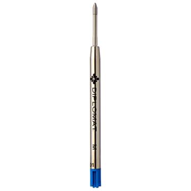 Imagem de Diplomat Refil de caneta esferográfica tamanho King médio - azul