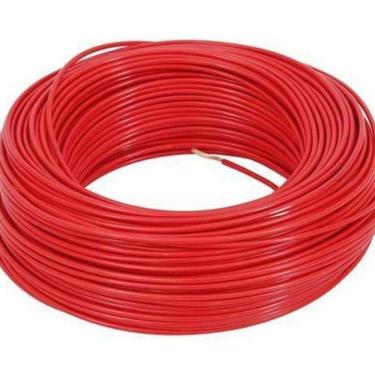 Imagem de Fio Cabo Flexível 4Mm Vermelho - 50 Metros