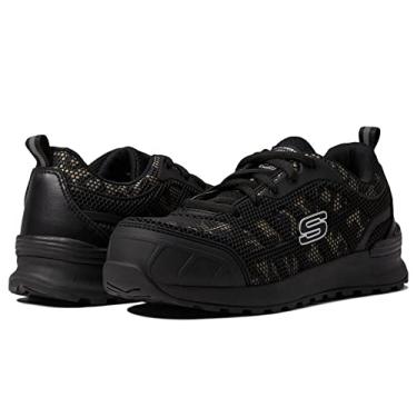 Imagem de Skechers Bulklin - Lyndale Composite Toe Black/Leopard 9 B (M)