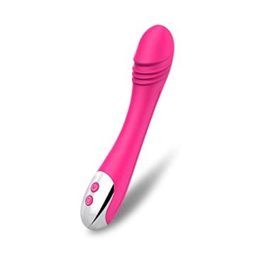 Imagem de Vibrador Estimulador de Clitóris Poderoso para Ponto G Com Carregamento USB Masturbador Feminino Brinquedo Sexual de Silicone Macio Zatla (Rosa)