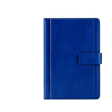 Imagem de A5 Retro Notebook Business Capa Dupla Bloco de Notas Agenda Agenda Planner Material de Escritório Material de Escritório Material de Estudante, A5, Azul Royal, 4 pçs