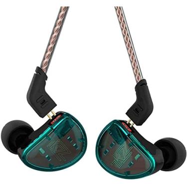 Imagem de Fones de ouvido KZ AS10 Five Balanceados Aramature Extra Bass Universal-Fit Compatível com iPhone, LG, iPod, iPad, MP3, MP4 (Cyan Sem Microfone)