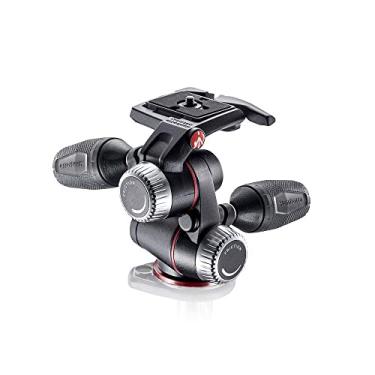 Imagem de Manfrotto X-PRO Cabeça de tripé de 3 vias, para tripés de câmera, cabeça esférica fluida, estabilizador de câmera, acessórios de fotografia para criação de conteúdo, fotografia profissional
