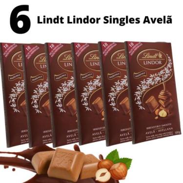 Imagem de Chocolate Lindt  Lindor  Singles Avelã 100G 6 Unidades