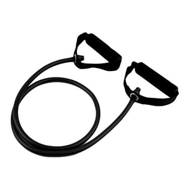 Imagem de Elastico Extensor Preto Exercicios Fitness Musculaçao Ginastica
