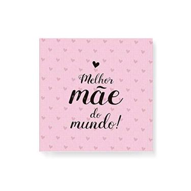 Imagem de Arte Maníacos Quadro Decorativo em Tela Canvas Melhor Mãe do Mundo - 50x50cm