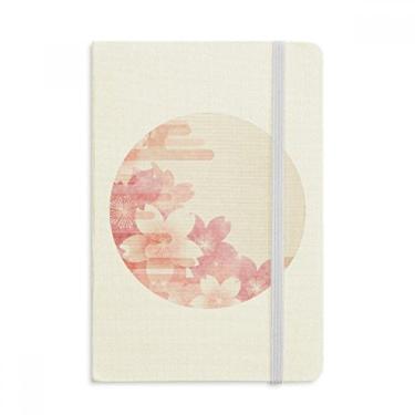 Imagem de Caderno Sakura Flower rosa padrão Japão capa rígida diário clássico A5