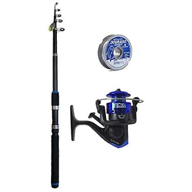 Imagem de Kit De Pesca 1 Vara Telescópica 2,70m + 1 Molinete 1 Linha
