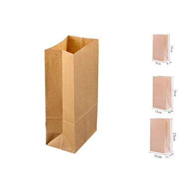 Imagem de Bolsas de papel Kraft da Fellibay, sacos Kraft, sacos para presente, sacos de papel recicláveis, sacos de festa, sacos de papel para presente, 10 peças