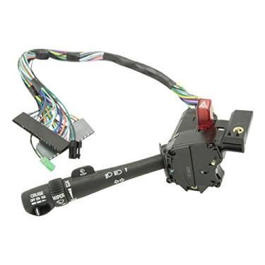 Imagem de Pzhoais Interruptor indicador de seta de carro interruptor de seta de controle de direção do braço do limpador de para-brisa interruptor de alavanca para caminhão