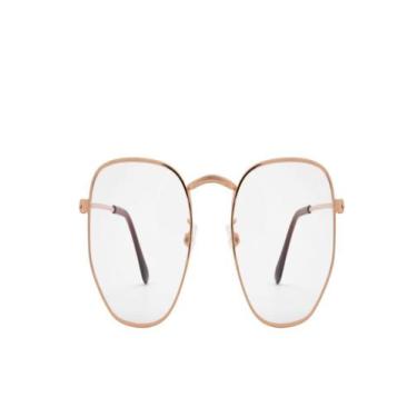 Imagem de Armação Óculos Grau Feminino Hexagonal - Palas Eyewear