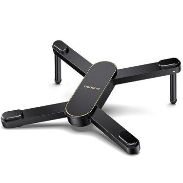 Imagem de Suporte dobrável para laptop para mesa: suporte portátil de alumínio para computador - suporte ergonômico de notebook de ângulo de 20° para escritório em casa e viagens, suporte de laptop durável