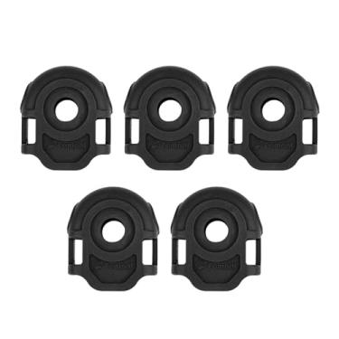 Imagem de menolana Ferramentas de travamento de corda mosquetão belay dispositivo de rapel silicone engrenagem de fixação ao ar livre equipamentos de escalada para, 5 unidades