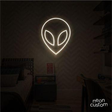 Imagem de luminaria letreiro Neon Led Et 60x50 luminoso decoração p/ selfie - Ne