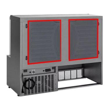 Imagem de Gaxeta Para Vitrine Expositor Refrigerado 55x61 Encaixada - PROLAR BOR