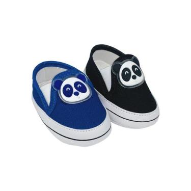 Imagem de Kit Com 2 Pares Sapatinho De Bebê Sapato De Bebê Direto Da Fabrica T51