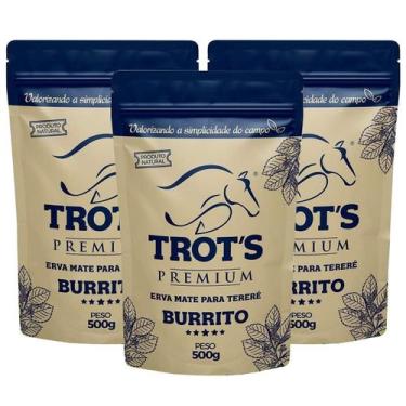 Imagem de Kit 3x Erva Mate Tereré Trot's Premium 500g Burrito